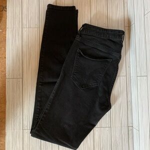 Hollister mid rise super skinny Classic Black Women's Jeans